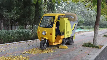 Small leaf collection tricycle chassis