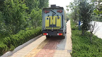 Electric deep clean road sweeperBY-C30Working Mode