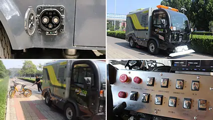 Electric deep clean road sweeperBY-C30Vehicle configuration