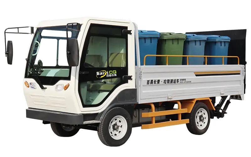 Mini garbage bin collection truckSamll electric trash can vehicle