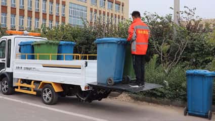 Garbage bin collection truckBY-L8Working Mode