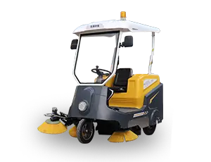 Electric road sweeper