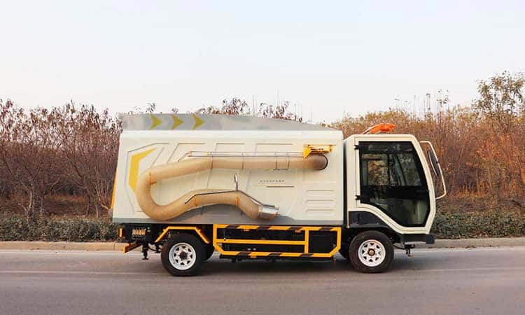 electric leaf collector truck