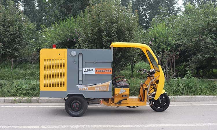 How to maintain the high pressure washing cleaning truck