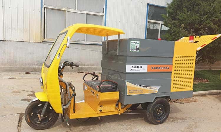 high pressure washing cleaning truck