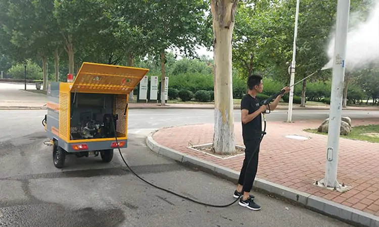 Small commercial pressure washer vehicle , the nemesis of urban psoriasis