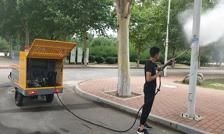 Pressure washer truck cleaning small ads