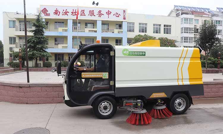 Small Four Wheel Sweeper