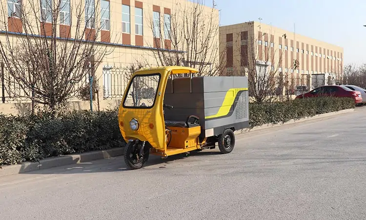Pure Electric High Pressure road Washing Vehicle BY-C7-L