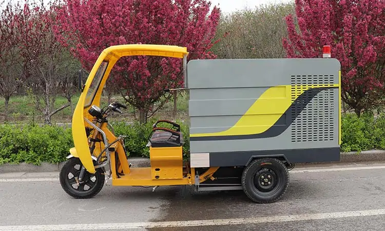 electric three-wheel high-pressure cleaning vehicle manufacturers