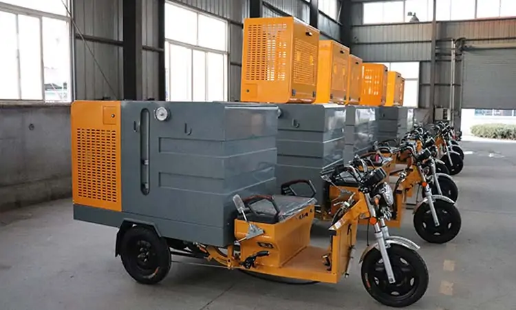  Electric Road High Pressure Washer Tricycle