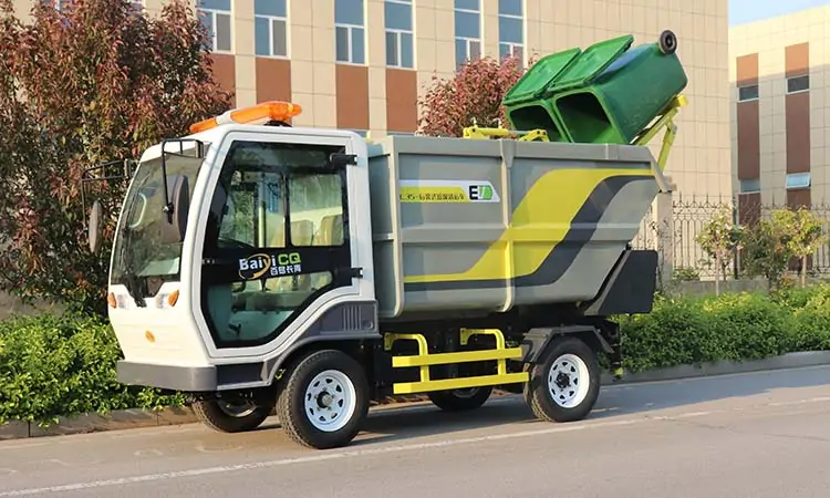 Jinan Changqing Introduced The First New Electric Small Garbage Truck