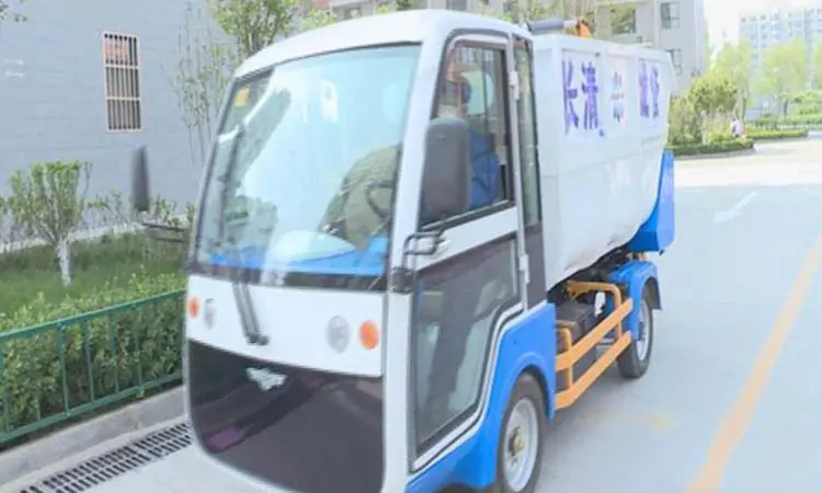 Jinan Changqing Introduced The First New Small Electric Garbage Truck