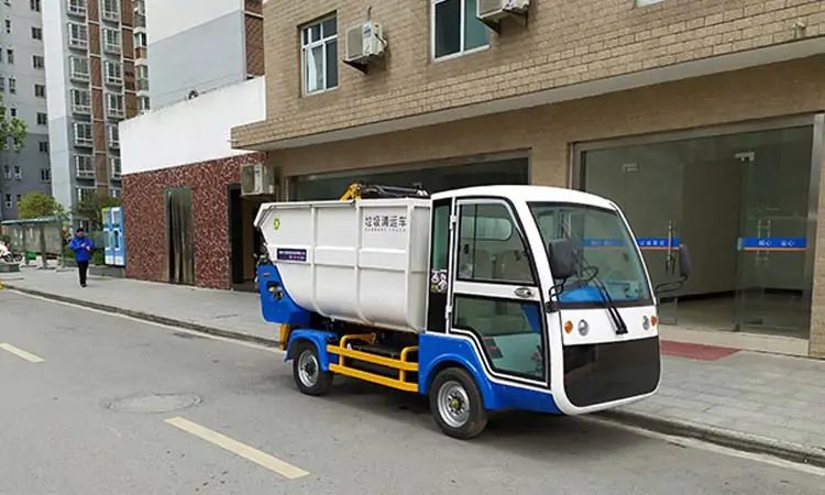 Jinan Changqing Introduced The First New Small Electric Garbage Truck