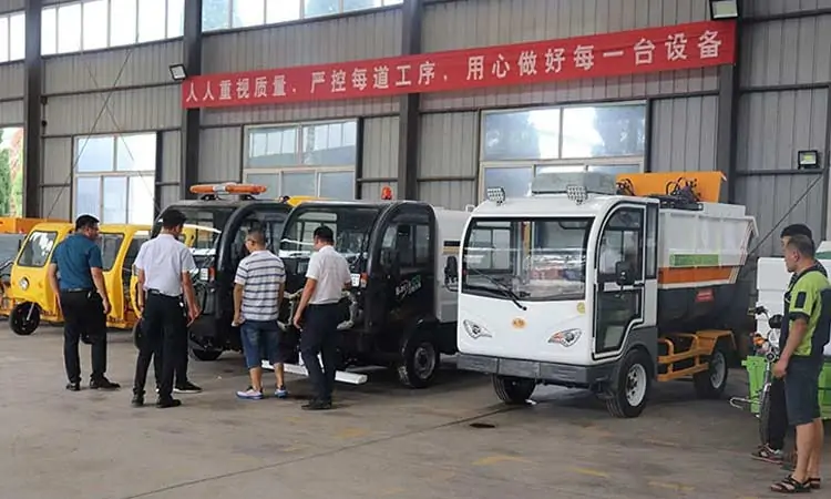 Visit all kinds of environment-friendly vehicles produced by Baiyi