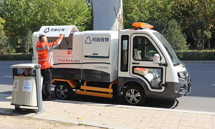 Electric Powered  Small Garbage Bin Truck  BY-L20