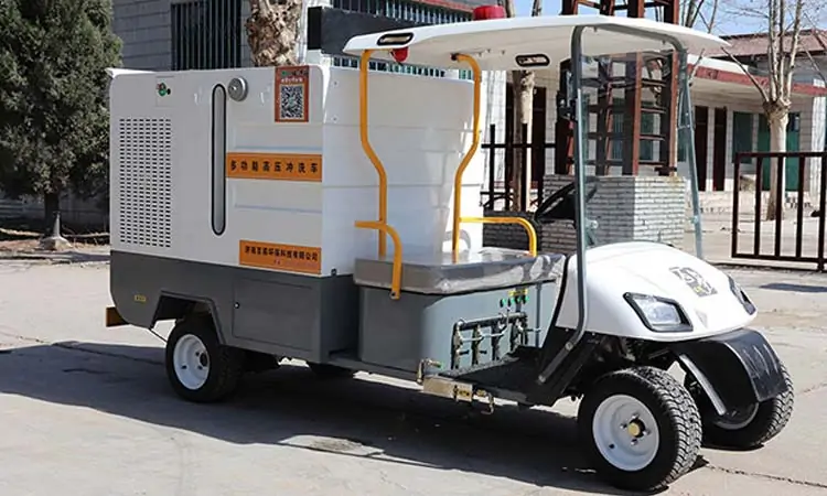 Sanitation Small Pressure Street Washer Vehicle