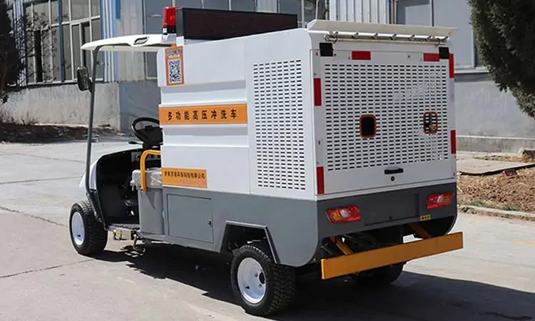 Sanitation Small Pressure Street Washer Vehicle