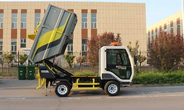 electric garbage truck-