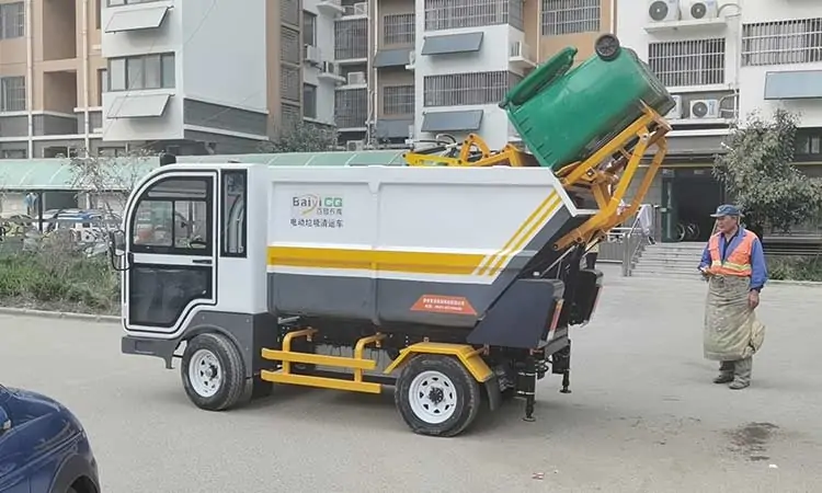 Steps For Loading And Unloading Garbage In Garbage Trucks