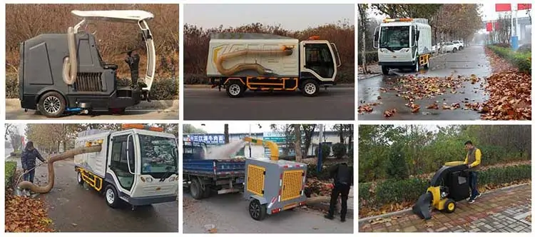 Factory direct sale leaf collection truck