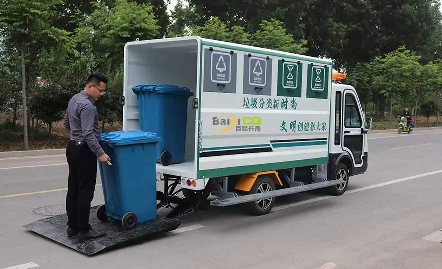two-category garbage custom transport vehicle