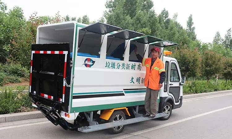  four-category garbage removal truck