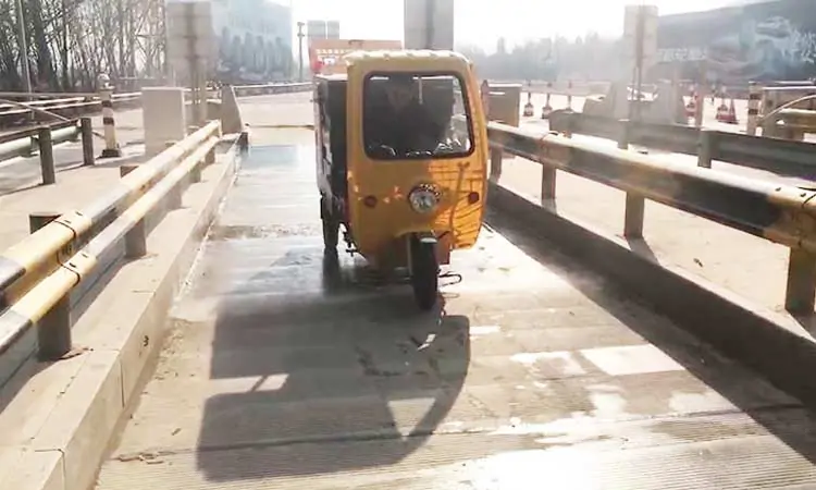 Small pure electric street cleaner truck vehicle