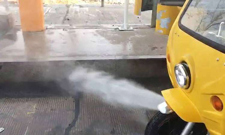 Small pure electric street cleaner truck vehicle