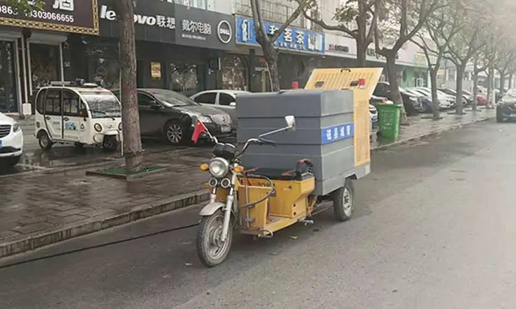 Hebei company introduced Electric Street Washer to the road flushing site