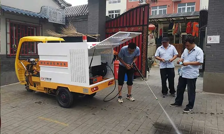 Beijing Sanitation Company introduces new energy street cleaning vehicles
