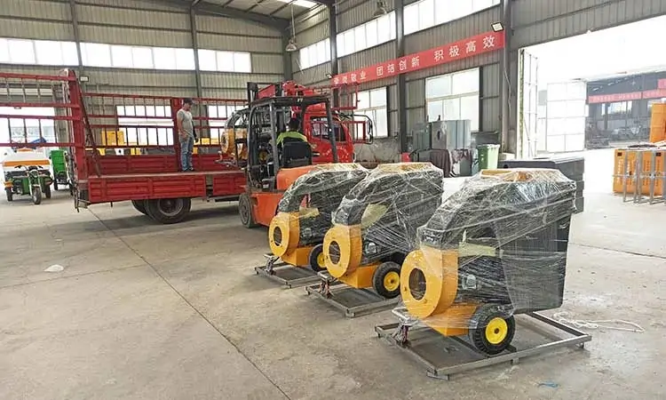 Baiyi Walk Behind Leaf Vacuum Loading And Delivery Site
