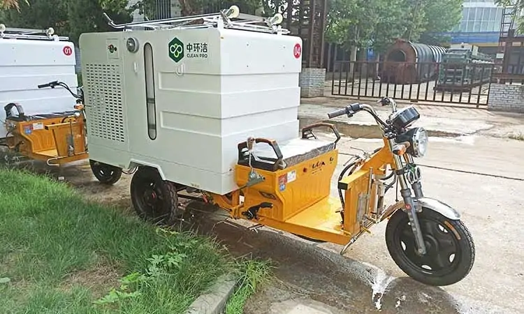  multi-functional Street Washing Machine Tricycle 