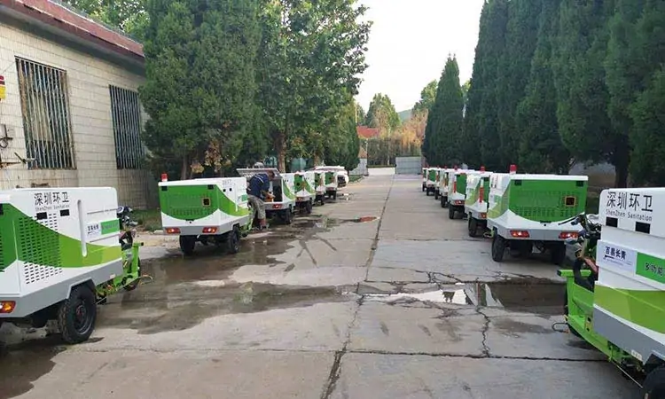 Baiyi's Small Street Washer Vehicle Truck Was Sent To Shenzhen Sanitation