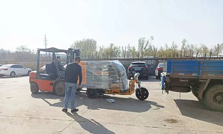 multi-function road washer machine delivery site