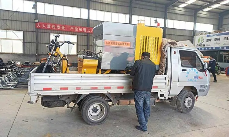 Multifunctional high temperature and pressure washing Tricycle delivery