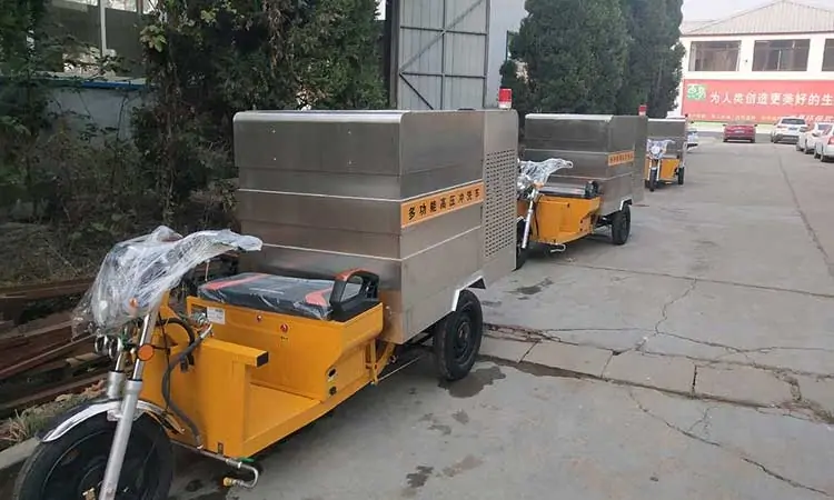 Shenzhen Sanitation continues to add 32 small high pressure washing truck