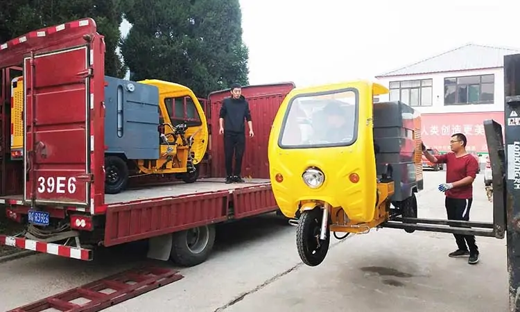 Baiyi Pure Electric Road Washing Truck