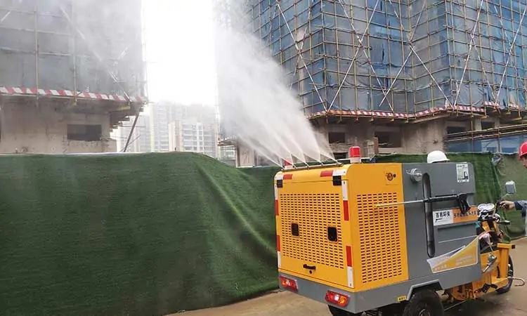 Baiyi Street Washer Construction Site Washing And Spray Dust Removal Case