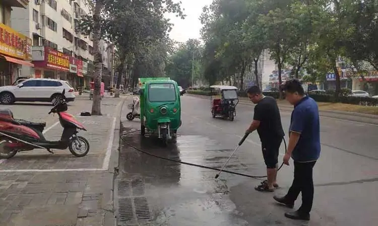 The multi-functional high-temperature and high-pressure Street Washer Vehicle
