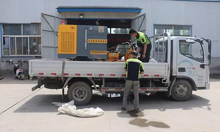 Small multi-function road washing truck vehicle