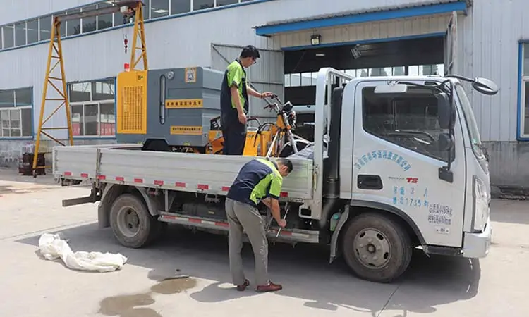 Small multi-function road washing truck vehicle 