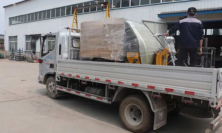Small electric high pressure washing truck was successfully sent to Shaanxi