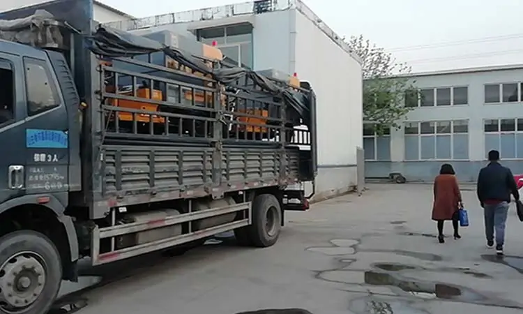 Electric Small Street Washer Truck Was Sent To A Sanitation In Jilin
