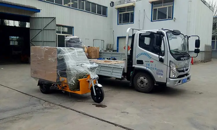BY-C7-L high-pressure washing vehicle sent to Chengdu