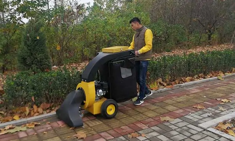 Leaf suction machine BY-T2 goes abroad and is exported to Singapore
