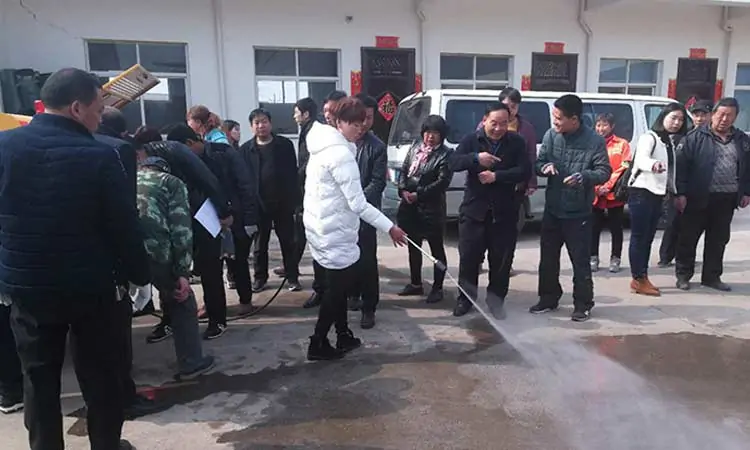 Road Washing Truck Field Training In Henan