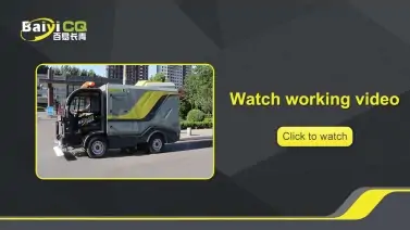 Electric Washer & Sweeper Washer Truck BY-C30 Product Video