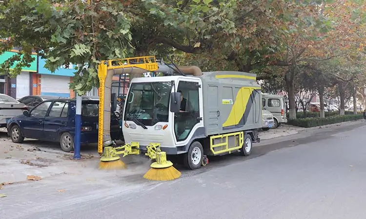 
Multifunctional Electric leaf vacuum truck road collection and cleaning