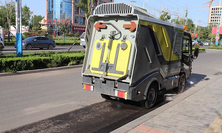 Pure Electric Road Sweeper Deep Cleaning Vehicle BY-30|Baiyi